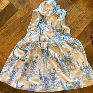 Super cute cotton Peter Pan style Kate Quinn baby/toddler dress, 18-24m, EUC